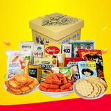 小黄人韩国进口零食大礼包一箱吃的组合套餐送女朋友生日礼物盒装