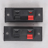 两位DIY音箱夹线盒音箱线夹 接线夹 音频线夹 面板夹wp2-2接线盒