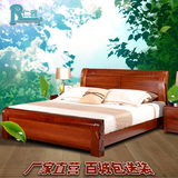 特价海棠木床 全实木床1.8米双人榻榻米储物气压高箱床婚床单人床
