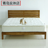 【青岛实体店】美国白橡木实木床双人单人床简易床大床老人儿童床