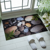 环保3D鹅卵石进门厨房卫浴地板砖木地板专用防滑吸水地垫门垫地毯