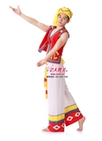 新款傣族成人男装葫芦丝民族舞蹈演出服表演服云南少数民族服装