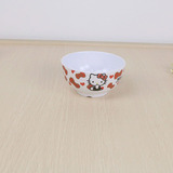 创意日式可爱hello kitty布丁狗餐具家用儿童密胺碗饭碗塑料小碗