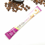 韩国紫色麦馨榛子味三合一速溶咖啡卡布奇诺泡沫咖啡13g/条红黄