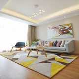 简约现代时尚欧式宜家地毯客厅沙发茶几卧室书房床边地毯满铺定制