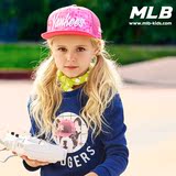 MLB韩国专柜正品代购棒球帽儿童帽子平板帽16年新款网帽碎花包邮