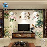 客厅瓷砖背景墙 3D雕刻 简约现代 中式艺术电视背景墙砖 惠风和畅