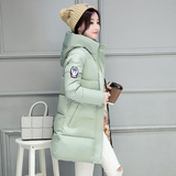 2016新款冬装韩版中长款羽绒棉服女装修身显瘦外套加厚大码棉衣女