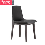 北欧实木餐椅欧式闲现代简约酒店餐椅布艺咖啡厅椅子设计创意家具