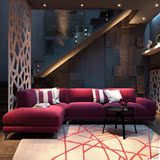 北欧家具小户型布艺沙发转角组合日式创意休闲客厅时尚懒人沙发床