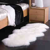 澳洲进口羊毛皮地毯欧式客厅卧室家居地毯床边毯长毛瑜伽垫子坐毯