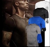 PRO运动紧身衣男短袖T恤 篮球足球跑步健身服吸汗弹力训练塑身衣