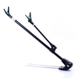 迪乐 2.1米不锈钢垂钓箱炮台钓鱼竿支架手竿架杆架竿地插渔具用品