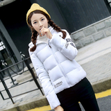 2016韩版女装连帽棉衣短款女修身小棉袄保暖加厚大码棉服学生外套