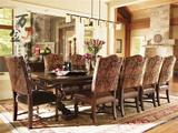高档美式乡村实木长方型餐桌 新古典精品客厅会议桌椅欧式吃饭桌