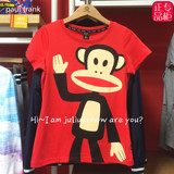 【正品推荐】paulfrank大嘴猴专柜代购女短袖T恤PFATE 161200 W