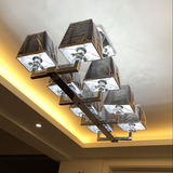 设计师后现代不锈钢吊灯简欧式大气简约K9水晶客厅灯创意个性餐厅