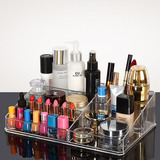 超大号化妆品桌面收纳盒亚克力透明护肤品整理盒化妆盒储物柜
