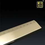 复古手工纯铜加厚纯黄铜铜尺子制品测量工具刻度尺金属尺子便携式
