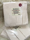日本产MUJI无印良品无漂白纯棉化妆棉卸妆棉180片 专柜正品代购