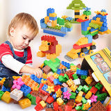儿童兼容乐高大颗粒拼插积木1-2岁3-6周岁女男孩益智拼装玩具lego