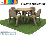 奇特乐正品幼儿塑料桌椅儿童桌子可升降正方形课桌幼儿园桌豪华型