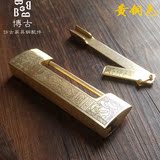 中式古典仿古横开挂锁大号中式锁古铜老式插销锁小挂锁小铜锁锁头