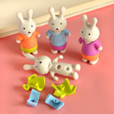 米菲兔橡皮擦可爱卡通动物造型橡皮创意小学生文具幼儿园儿童奖品