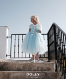 国内现货正品童装新款DOLLY灰姑娘连衣裙蓝色公主蓬蓬裙顺丰包邮