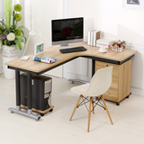 现代简约转角台式电脑桌办公桌家用欧式简易拐角书桌写字台写字桌