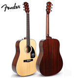 正品Fender芬达民谣吉他CD60 标准41寸云杉木吉他送琴盒 配件