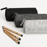 毛毡笔袋创意简约韩国多功能大容量学生文具笔袋男包邮学习用品
