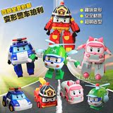 包邮韩国Q版poli 变形警车珀利机器人变形战队儿童交通玩具车礼物