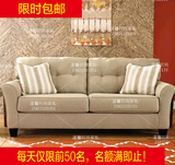 美式可折叠1.2客厅1.4小户型1.8米欧式整装组合两用布艺沙发床