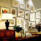 欧式实木照片墙结婚新房墙上相框创意组合客厅卧室相框墙背景挂墙