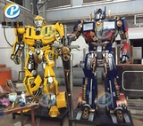 大型变形金刚 铁艺大黄蜂雕塑 汽车人机器人模型 商场售楼部摆件