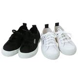 韩国正品代购SUPERGA 新款 黑 白 基本款 休闲鞋 帆布鞋 板鞋