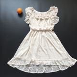 自然元素《草原牧人》D801（原价999）米黄色公主雪纺连衣裙