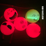 卡通笑脸塑料灯笼电子手提表情灯笼中秋节儿童玩具可爱Q版批发