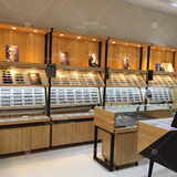 2016新款眼镜柜生态板眼镜展示柜免漆板展示柜品牌货架陈列柜高柜