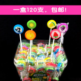 【整盒价120支】一邦6g盒装水果切片棒棒糖创意糖果年货喜糖批发