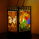 生靈/原创手工玻璃马赛克艺术风灯 个性做旧文艺地中海装饰台灯