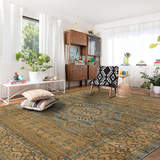 土耳其进口地毯 美式现代茶几地毯满铺 波斯地毯客厅 卧室床边毯