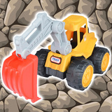 包邮大号耐摔儿童玩具汽车男孩挖掘机挖土机工程车套装推土车铲车