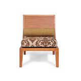 曼达 槟榔胡桃木家具 新中式东南亚风格100%全实木卧室休闲椅躺椅
