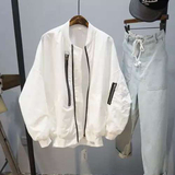 慕斯丽2016春装新款女装韩版休闲时尚夹克短外套女潮棒球服防晒衣