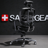 瑞士军刀 高端龙纹椅子电脑椅 网布办公椅 人体工学可躺老板椅065