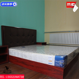 北京酒店宾馆旅店全套标间大床房落地软包床头床箱床头柜板式简约