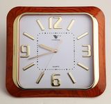 威时达钟表挂钟客厅卧室静音简约现代正方形长方形创意时尚时钟表