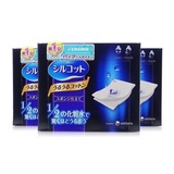 日本Unicharm尤妮佳化妆棉 超吸收省水卸妆棉40枚 神仙水水膜绝配